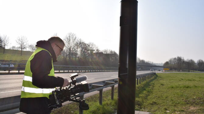 Im April wurden die Blitzer von Walddorfhäslach bundesweit noch bekannter. Ein Fernseh-Team filmte und das Pro7-Magazin "Galilie