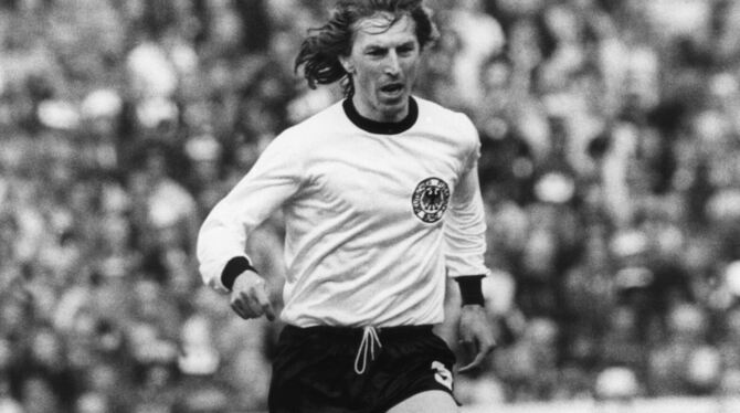 1974 mit Deutschland Weltmeister: Jürgen Grabowski.  FOTO: DPA