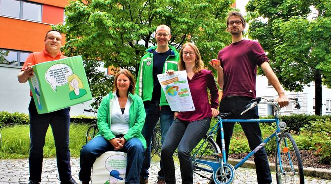 Wollten mit der »Climate Challenge« nachhaltig etwas bewegen (von links): Tobias Kemmler (Klimaschutzagentur), Ulrike Baumgärtne