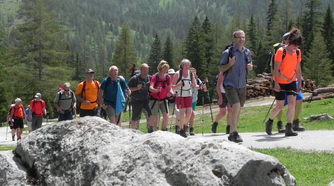 Unter den 65 Teilnehmern der Wanderreise waren viele neue Gesichter. FOTOS (3): MARC RÖDER Unter den 65 Teilnehmern der Wanderreise waren viele neue Gesichter. FOTOS (3): MARC RÖDER