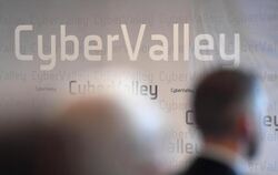 Der Schriftzug "Cyber Valley"