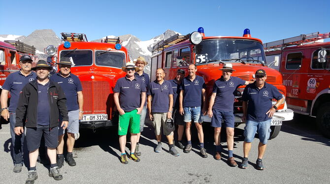 Die Feuerwehr-Oldtimerfreunde Mägerkingen sind mit ihren historischen Fahrzeugen zur Weltmeisterschaft am Großglockner gefahren.