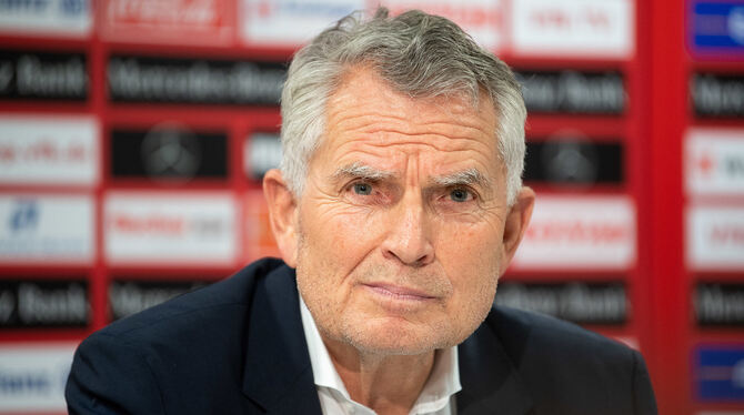 Keine leichten Zeiten: Wolfgang Dietrich, Präsident des VfB Stuttgart. FOTO: DPA