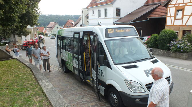 Der Ortsbus von Pliezhausen.Foto: Keller