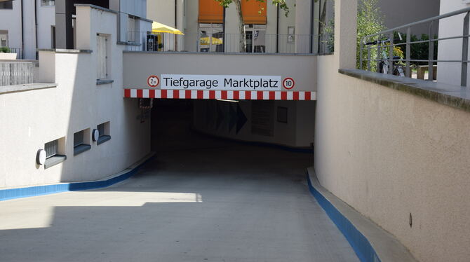 In der frisch sanierten Tiefgarage Marktplatz in Pfullingen gibt es 65 öffentliche Stellplätze.