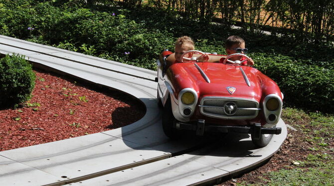 Hier üben die Autofahrer von Morgen.