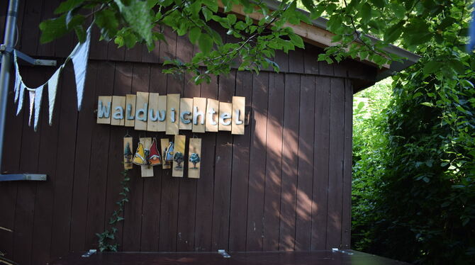 Ursprünglich sollte er erst im Herbst bezogen werden, doch schon im Frühjahr war es so weit: Dettingens neuer Naturkindergarten