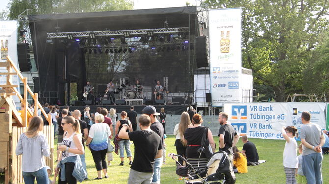 Das Mössinger U & D-Festival ist dieses Jahr erstmals in der Innenstadt, auf der Hauptbühne die Band Neat Mentals, die Gäste rel Das Mössinger U & D-Festival ist dieses Jahr erstmals in der Innenstadt, auf der Hauptbühne die Band Neat Mentals, die Gäste rel