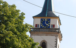 Die Martinskirche in Metzingen: Viermal am Tag sind die Glocken zu hören.foto: füs