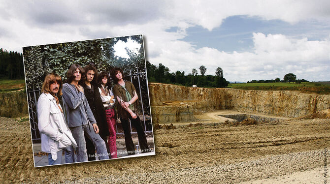 Deep Purple in der Besetzung von 1969 (von links: Jon Lord, Ian Gillan, Ritchie Blackmore, Ian Paice, Roger Glover). Die britisc