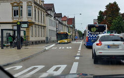 Es lief gut am Tag eins des neuen Busnetzes. Die Gartenstraße zum Beispiel funktioniere wie geplant. FOTO: NIethammer