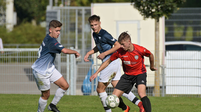 Vergangene Saison gewann der VfL Pfullingen das Vorrunden-Derby in der B-Junioren-Verbandsstaffel beim SSV Reutlingen mit 2:0. V