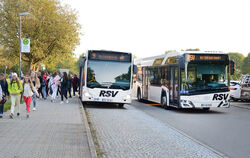 Nicht alles lief gestern beim Schülertransfer zu Schuljahrestart rund.Foto: Pieth
