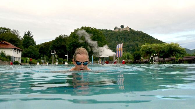 Das Uracher Höhenfreibad.