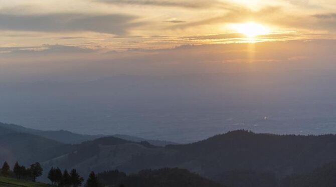 Sonnenuntergang Schwarzwald