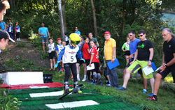 Ben Herrmann vom VfL war mit fünf Jahren einer der jüngsten Springer.