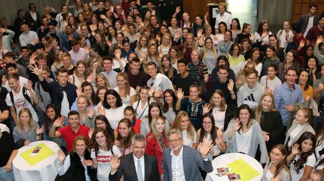 Die Studierenden des Studiengangs »International Management Double Degree« der Fakultät ESB Business School der Hochschule Reutl