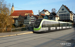  Für die Innenstadtstrecke der Regionalstadtbahn macht sich jetzt ein Bündnis in Tübingen stark. MONTAGE: TRICONDESIGN-AG