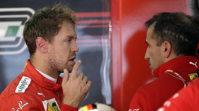 Sebastian Vettel:  »Wir gehen in  die richtige  Richtung« foto: dpa