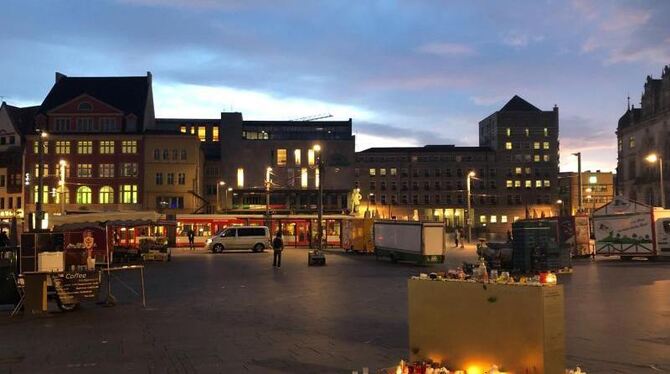 Trauer am Marktplatz