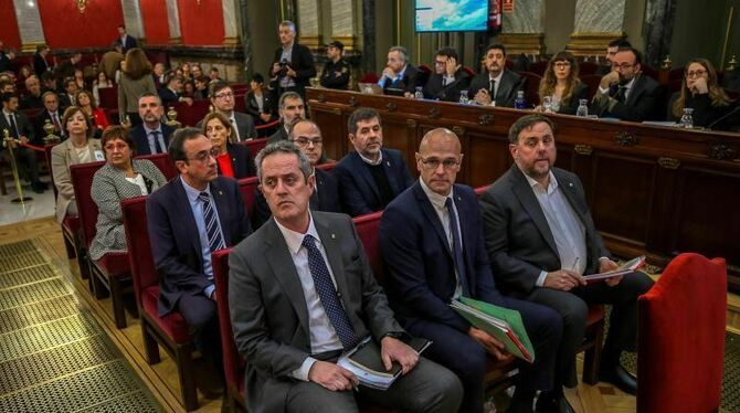 Prozess gegen katalanische Separatistenführer