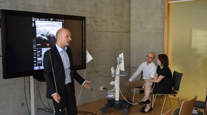 Viele Einblicke gab's im Tübinger Hertie-Institut für klinische Hirnforschung.