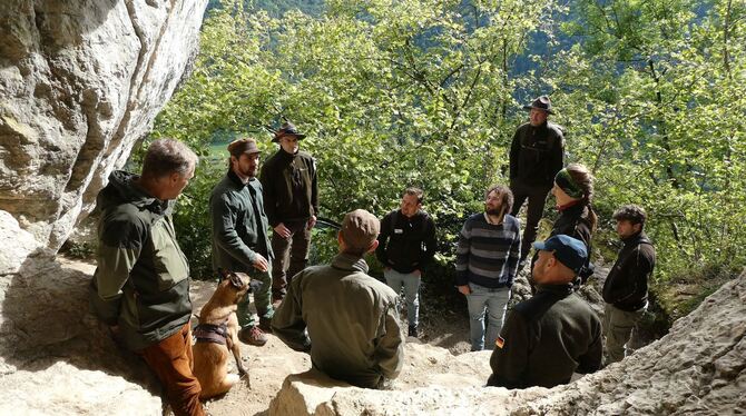 Netzwerktreffen  der Ranger Baden-Württembergs.  Foto:  Biosphärengebiet Schwäbische Alb