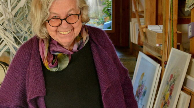 Feiert 40 Jahre Offenes Atelier mit allerlei Kultur-Events: die Sondelfinger Künstlerin und ehemalige Bezirksgemeinderätin Hilde