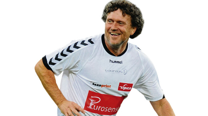 Olaf Marschall,  hier bei einem Benefiz-Fußballspiel.  Der Ex-Profi hatte verschiedene Funktionen beim  1. FC Kaiserslautern inn