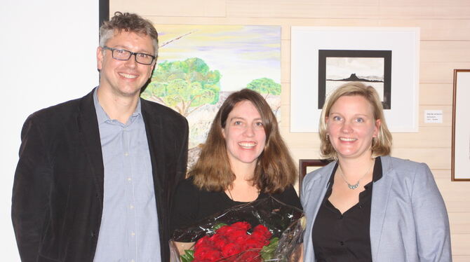 Das neue SPD-Führungsduo im Kreis: Andreas Weber (links) und Bettina Ahrens (rechts) mit der scheidenden Vorsitzenden Dorothea K