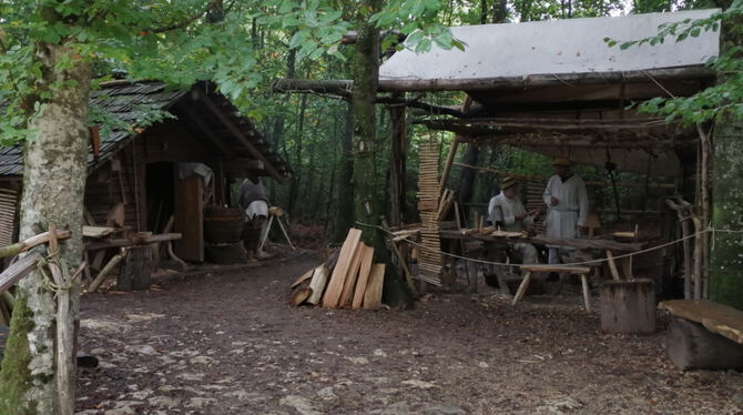 Lilly Baur aus Mössingen hat auf dem Campus Galli in Meßkirch eine 90-minütige Führung mitgemacht. FOTO: ZMS