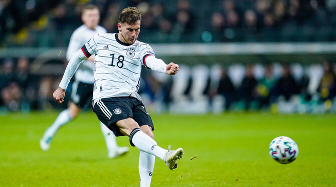 Zeigte wieder, wie wertvoll er für das Nationalteam ist: Doppel-Torschütze Leon Goretzka vom FC Bayern. FOTO: DPA