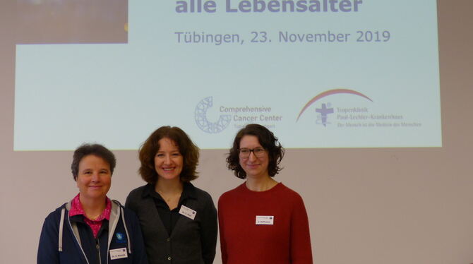 Dr. Astrid Kimmig, Ärztliche Leiterin vom »Paluna«-Team, Dr. Christina Paul, Oberärztin der Palliativstation an der Tübinger Tr