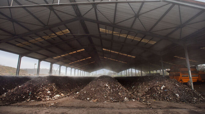 Der Komposthof steht auf dem Prüfstand. Der Landkreis will am Standort festhalten, über die Konzeption wird aber diskutiert.  FO