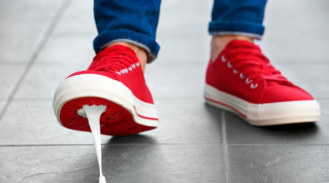 Kaugummi wegwerfen kostet 75 Euro.