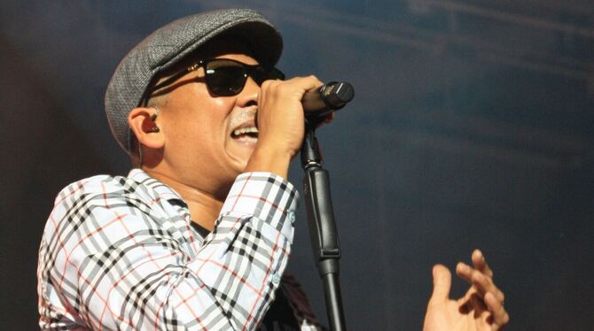 Xavier Naidoo in Stuttgart.  FOTO: WEIDLING