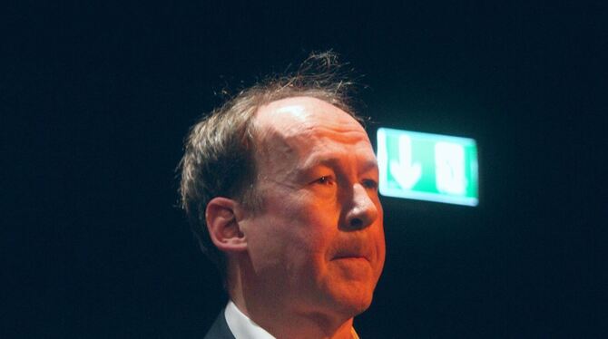 Ulrich Noethen in Reutlingen.  FOTO: STRÖHLE