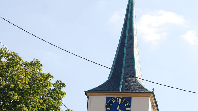 Der Martinskirchturm.  ARCHIVFOTO: FÜSSEL