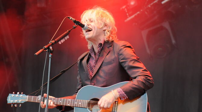 Bob Geldof, hier beim Rock-of-Ages-Festival 2012 bei Rottenburg.   FOTO: MEYER
