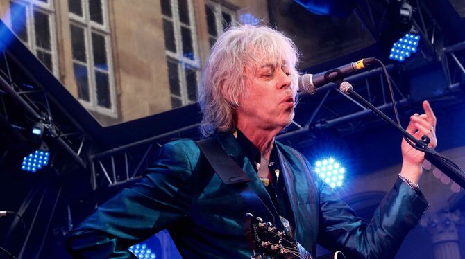 Bob Geldof bei seinem Auftritt 2017 bei den Jazzopen Stuttgart.  FOTO: SPIESS