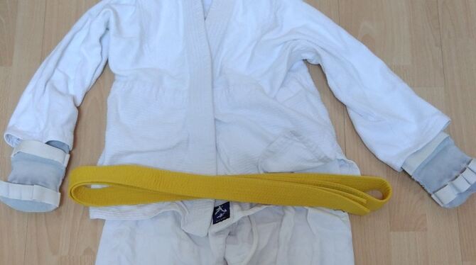 Ein Ju-Jutsu-Anzug, fotografiert von Jocelyn. FOTO: ZMS Ein Ju-Jutsu-Anzug, fotografiert von Jocelyn. FOTO: ZMS