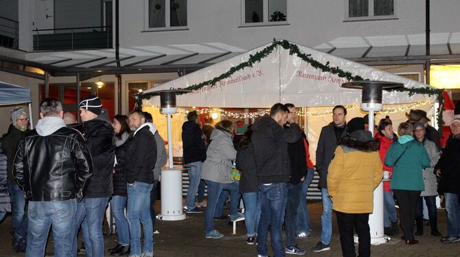 Die Narrenzunft war einer der Weihnachtsmarktbeschicker in Rommelsbach.