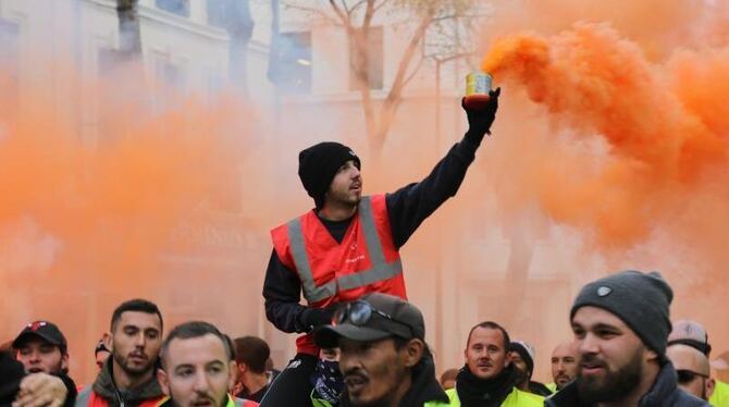 Protest in Marseille