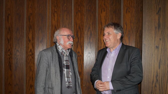Harald Lorenz (links) und Thaddäus Kunzmann. FOTO: WURSTER