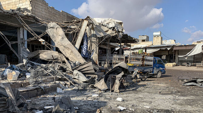Der Krieg hat viel Zerstörung in Syrien angerichtet. FOTO: DPA