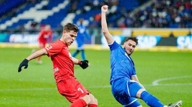 Florian Niederlechner und Ermin Bicakcic Florian Niederlechner und Ermin Bicakcic