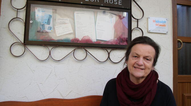 Rosemarie Merten schließt aus gesundheitlichen Gründen und mangels Nachfolger die »Rose« in Metzingen. Wie’s mit dem angrenzende