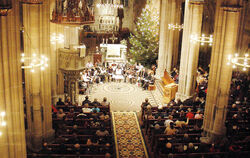 Eine stimmungsvolle Christmette an Heiligabend in der Marienkirche. (Archivbild)