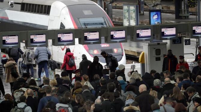 Streiks in Frankreich