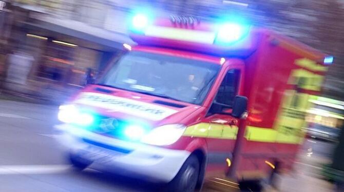 Rettungswagen im Einsatz